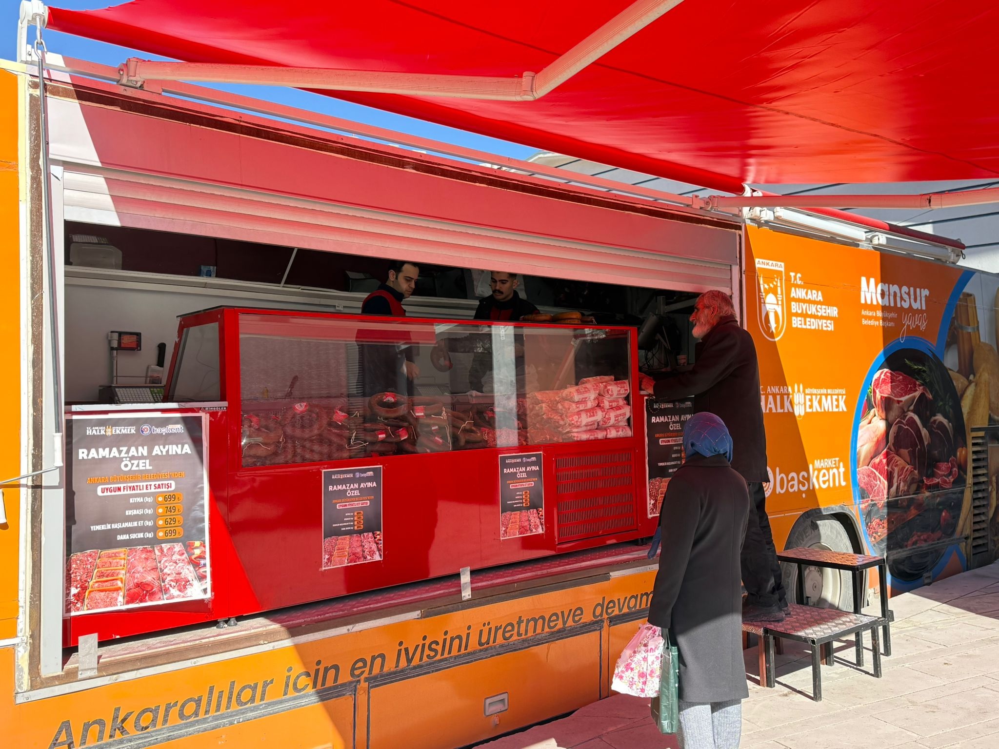 ABB’DEN HAYMANA’DA UCUZ ET SATIŞI