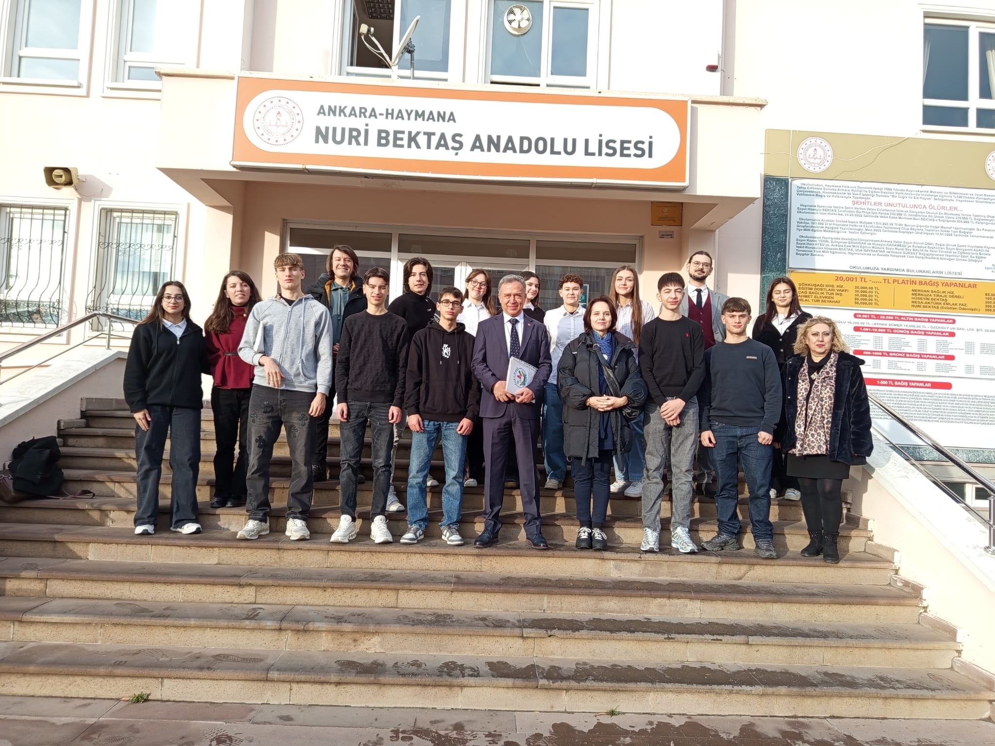İTALYAN ÖĞRENCİLER ERASMUS İÇİN HAYMANA’DA